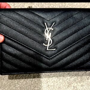 YSL Cassandre envelope wallet on chain